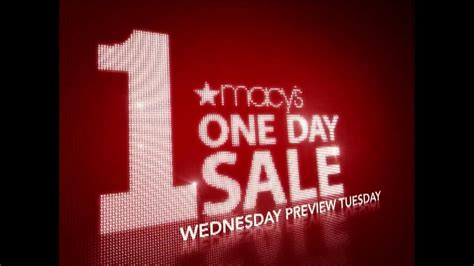 Macy's Biggest One Day Sale Wednesday TV Spot