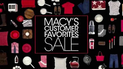 Macys Customer Favorites Sale TV commercial