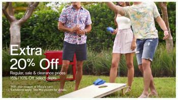 Macy's Memorial Day Sale TV Spot, 'Celebrate With Your Crew: Extra 20 Off'