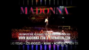 Madonna MDNA Tour TV Spot created for Live Nation