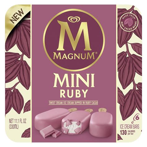 Magnum Ruby Cacao Mini Ice Cream Bars logo