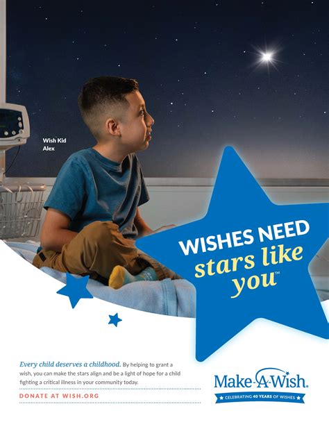 Make-A-Wish Foundation TV commercial - Wishes Need Stars Like You