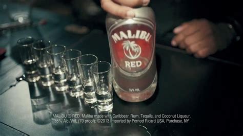 Malibu Rum TV Commercial For Malibu Red