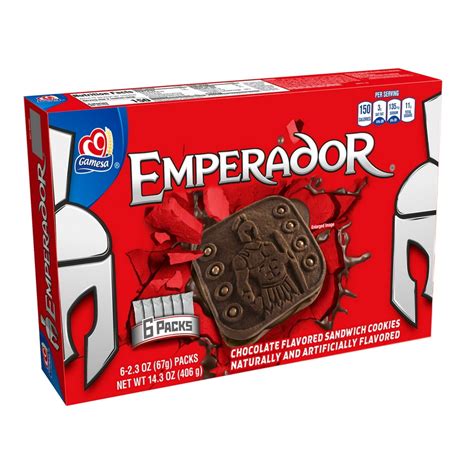 Marias Gamesa Emperador Chocolate Sandwich Cookies logo