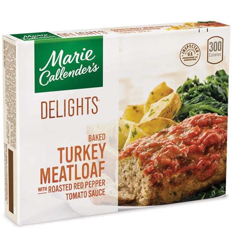 Marie Callender's Delights Baked Turkey Meatloaf with Roasted Red Pepper Tomato Sauce commercials