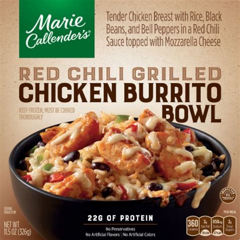 Marie Callender's Red Chili Grilled Chicken Burrito Bowl