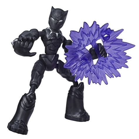 Marvel (Hasbro) Bend And Flex 6-Inch Flexible Black Panther Action Figure logo