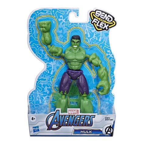 Marvel (Hasbro) Bend And Flex 6-Inch Flexible Hulk Action Figure logo