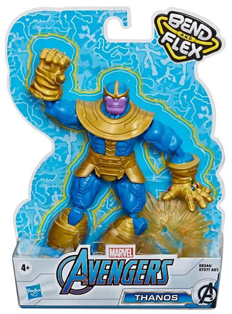 Marvel (Hasbro) Bend And Flex 6-Inch Flexible Thanos Action Figure logo