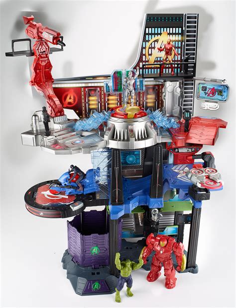 Marvel (Hasbro) Marvel Avengers Age of Ultron HQ Captain America Tower Defense Set