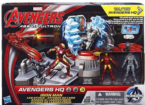 Marvel (Hasbro) Marvel Avengers Age of Ultron HQ Iron Man Lab Attack Playset
