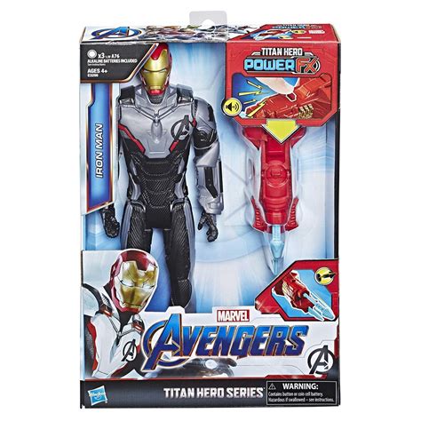 Marvel (Hasbro) Marvel Avengers: Endgame Titan Hero Series Power FX Iron Man 12-Inch logo