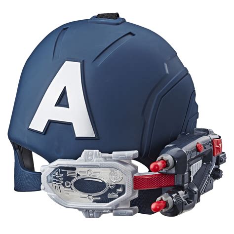 Marvel (Hasbro) Marvel Captain America: Civil War Captain America Scope Vision Helmet logo