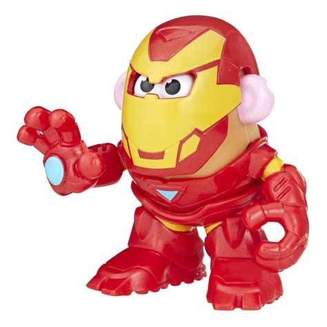 Marvel (Hasbro) Mr. Potato Head Marvel Mixable Mashable Heroes as Iron Man Set logo