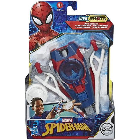 Marvel (Hasbro) Spider-Man Web Shots Disc Slinger Blaster Toy