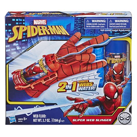 Marvel Spider-Man Super Web Slinger TV commercial - Shoot Webs and Water: Integrated Super Super Web Slinger