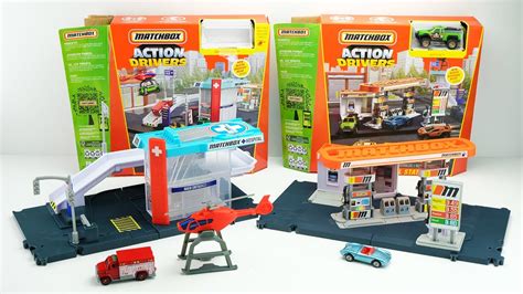Matchbox Action Drivers Helicopter Rescue Playset logo
