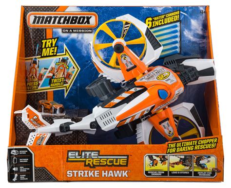 Matchbox Elite Rescue Strike Hawk commercials