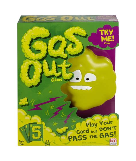 Mattel Games Gas Out Game logo