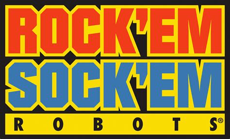 Mattel Games Rock 'Em Sock 'Em Robots logo