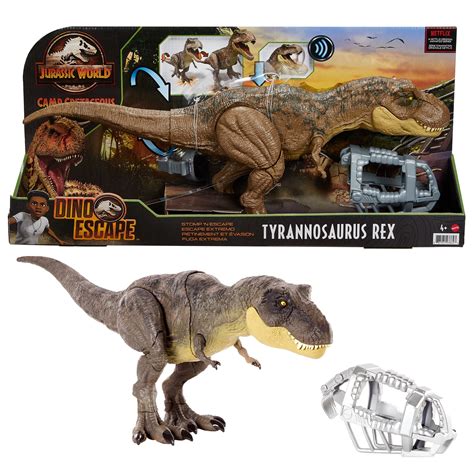 Mattel Jurassic World Stomp 'N Escape Tyrannosaurus Rex logo