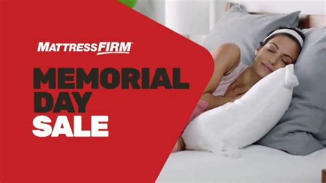 Mattress Firm Memorial Day Sale TV Spot, 'A Bad Bed Makes for a Bad Back' created for Mattress Firm