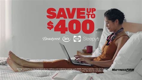 Mattress Firm Save Big Sale TV commercial - Save up to $400