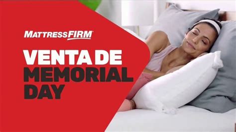 Mattress Firm Venta de Memorial Day TV commercial - Ahorra hasta 50%