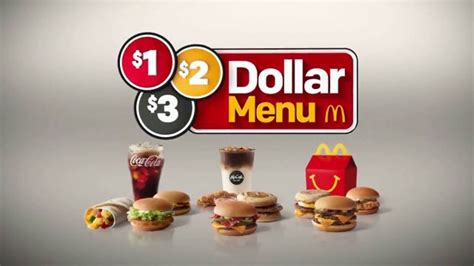 McDonalds $1 $2 $3 Dollar Menu TV commercial - Muchas opciones deliciosas: desayuno
