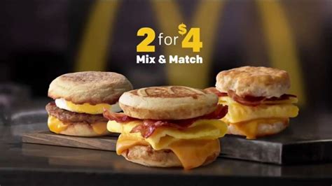 McDonald's 2 for $4 Mix & Match TV Spot, 'Wake Up Breakfast: Gas Station'