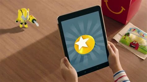 McDonalds Happy Meal TV commercial - Bumblebee Toy and McPlay App