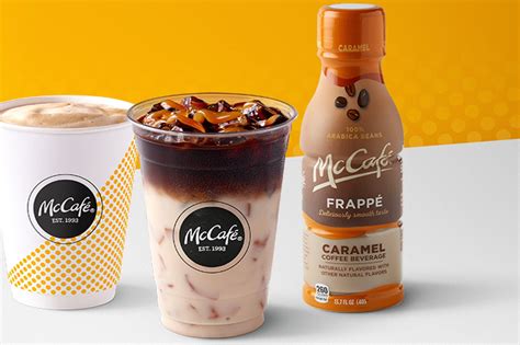 McDonald's McCafé Iced Caramel Macchiato logo