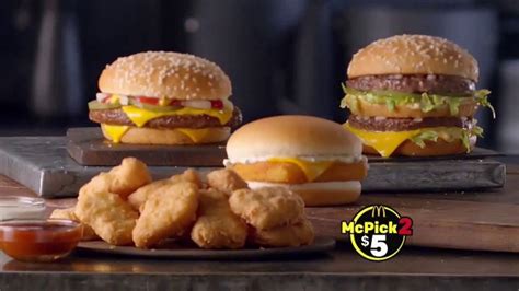 McDonalds McPick 2 TV commercial - Mix & Match