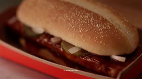 McDonalds McRib TV commercial - The Most Important Sandwich of the Year