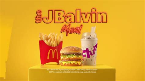 McDonald's The J Balvin Meal commercials