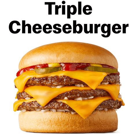 McDonald's Triple Cheeseburger