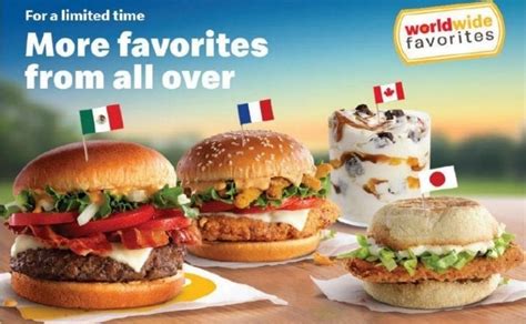 McDonald's Worldwide Favorites commercials