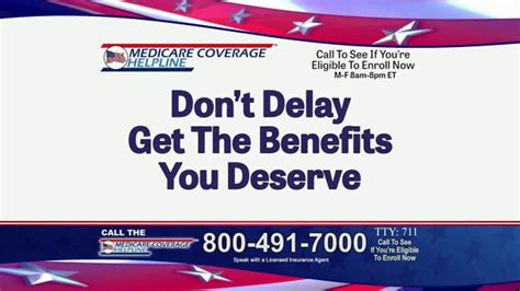 Medicare Coverage Helpline TV commercial - Accepting Calls