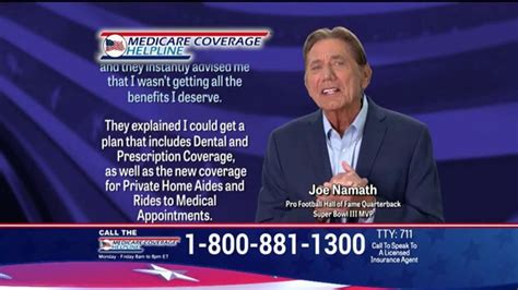 Medicare Coverage Helpline TV Spot, 'Make Sure' Featuring Joe Namath