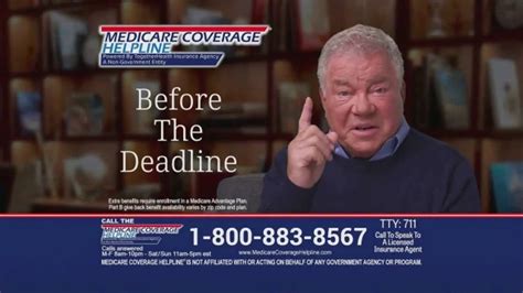 Medicare Coverage Helpline TV Spot, 'This Is Important' Featuring William Shatner created for Medicare Coverage Helpline