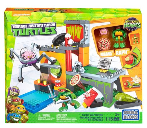 Mega Bloks Half-Shell Heroes Turtle Lair Battle