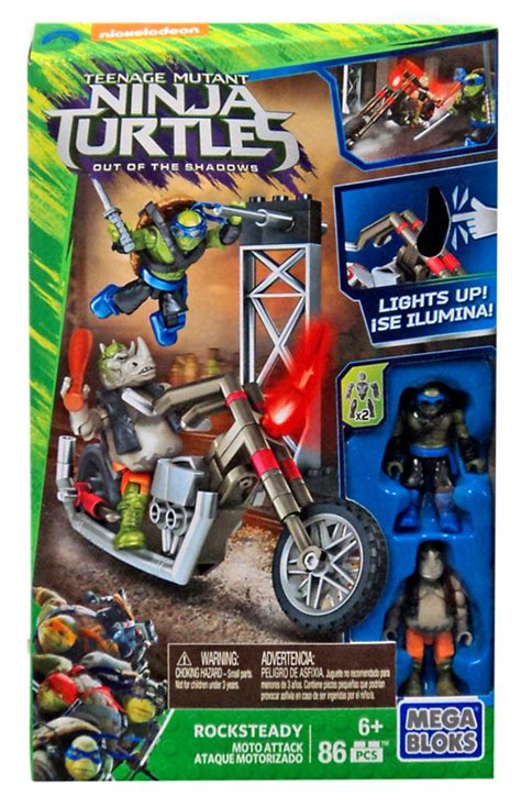 Mega Bloks TMNT: Out of The Shadows Bebop Moto Attack Playset commercials
