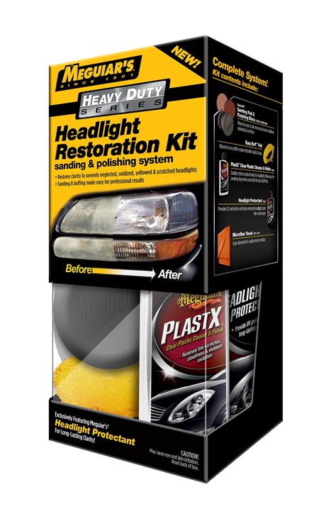 Meguiar's Heavy Duty Headlight Restoration Kit logo