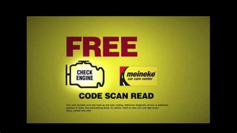 Meineke Car Care Centers Check Engine Light Scan commercials