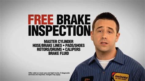 Meineke Car Care Centers TV Spot, 'Free Brake Inspection' featuring Mike Keller