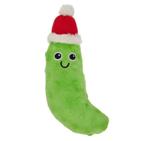 Merry & Bright Collection Holiday Pickle Dog Toy logo