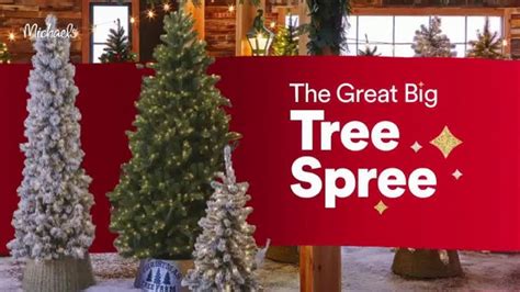 Michaels Great Big Tree Spree TV Spot, 'Holidays: 50 off All Trees'