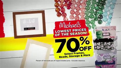 Michaels Lowest Prices of the Season Sale TV Spot, 'Canvas, Frames and DIY Supplies' created for Michaels