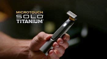 MicroTouch Max Solo Titanium TV Spot, 'Holidays: One Tool Does It All'