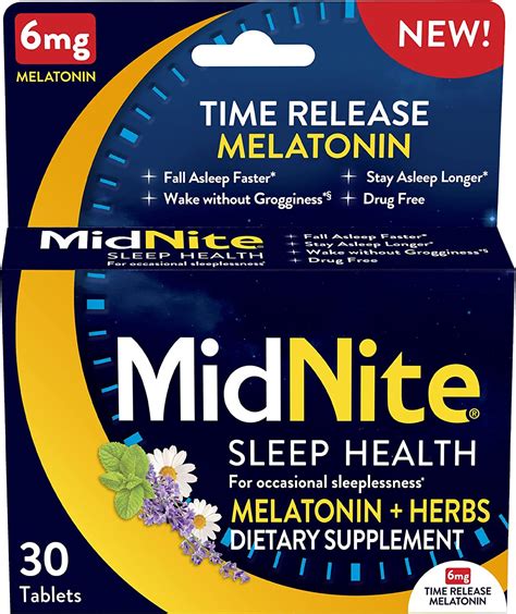 MidNite Time Release Melatonin logo